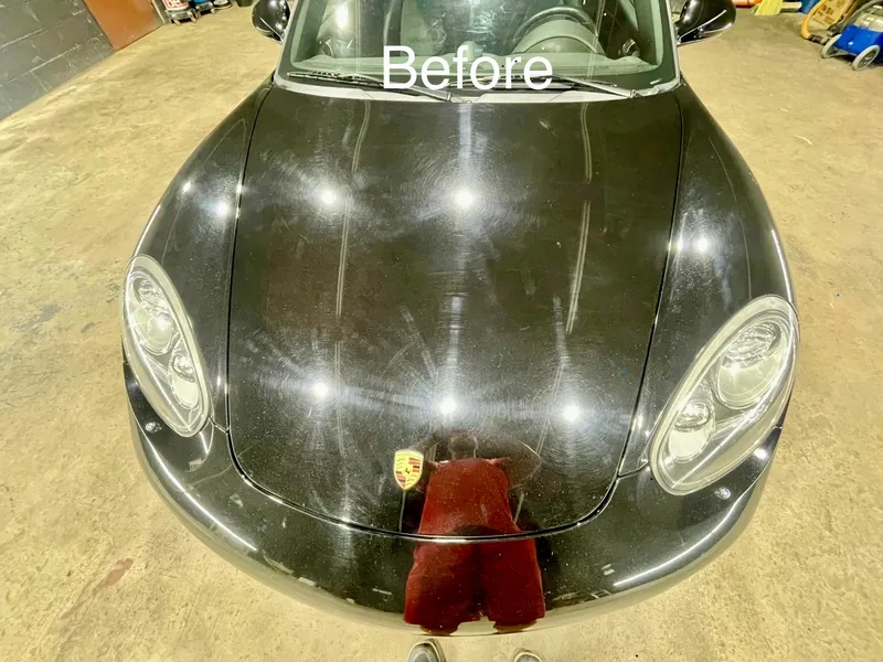 Before: Paint Correction on Sports Car